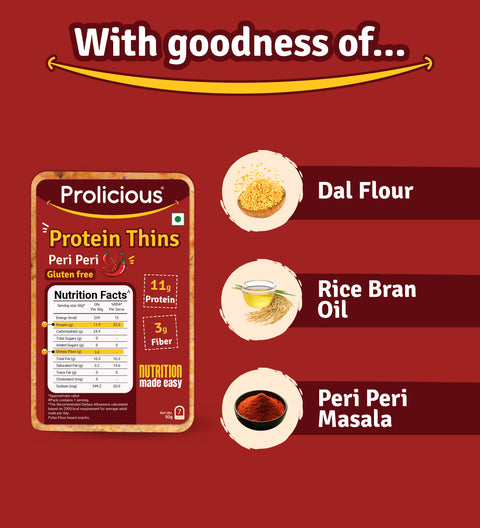 🎁Peri Peri Protein Thins | Single Pack