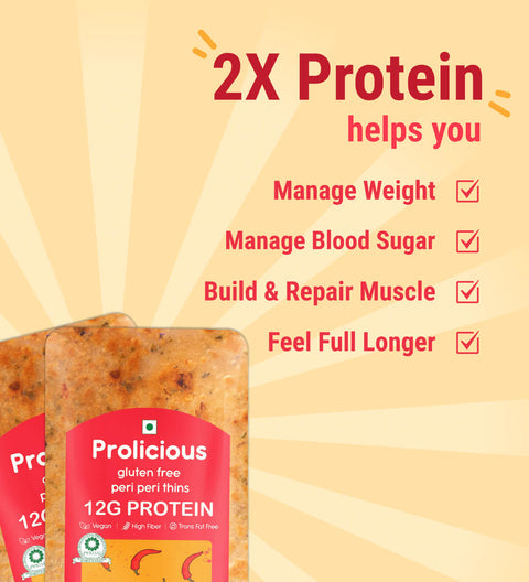 Peri Peri Protein Thins | 50g