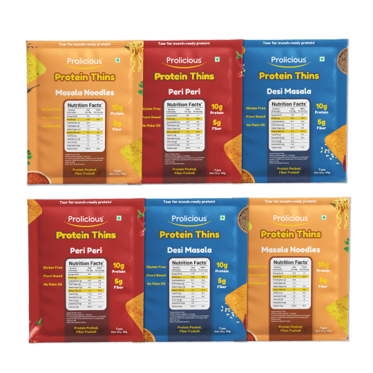 Gluten Free Protein Thins Combo | Pack of 6