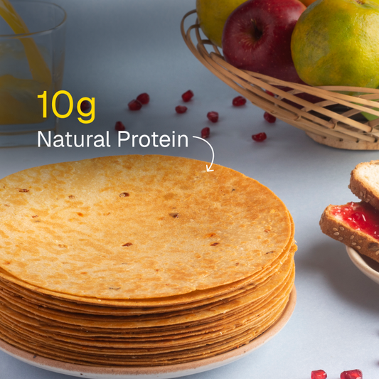 Chorafali Khakhra | 10g Natural Protein | Gluten Free | Jain