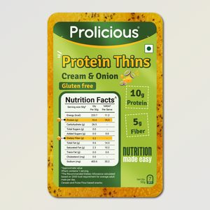 🎁 Cream & Onion Protein Thins | Single Pack