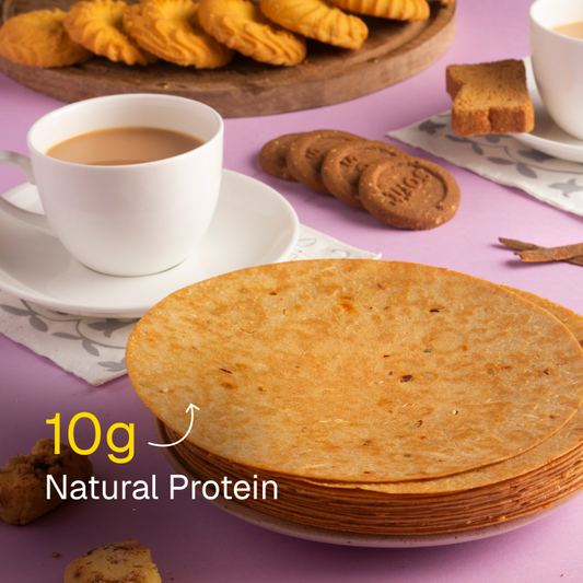 Cream & Onion Khakhra | 10g Natural Protein | Gluten Free