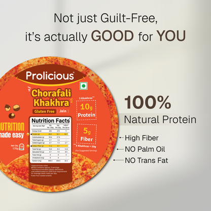 Gluten Free Khakhra Combo | 10g Natural Protein | Pack of 4