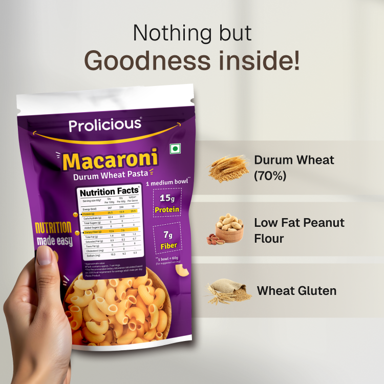 Macaroni Pasta | 15g Natural Protein