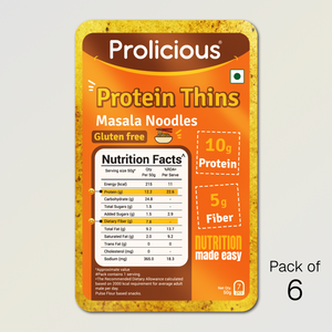 Masala Noodles Protein Thins | 10g Natural Protein | Gluten Free