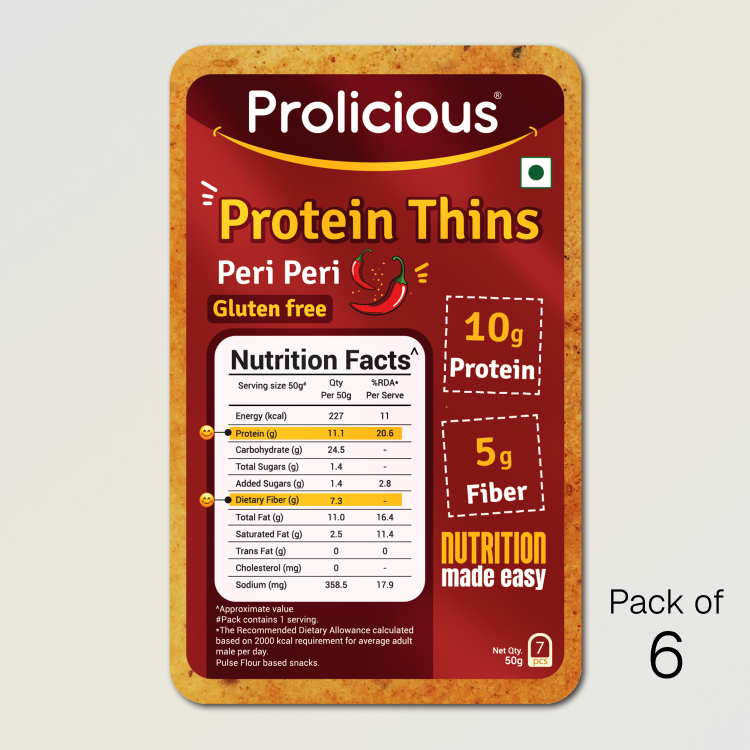 Peri Peri Protein Thins | 10g Natural Protein | Gluten Free