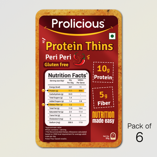 Peri Peri Protein Thins | 10g Natural Protein | Gluten Free
