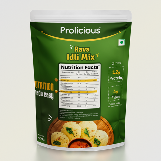 Rava Idli Mix | 12g Natural Protein