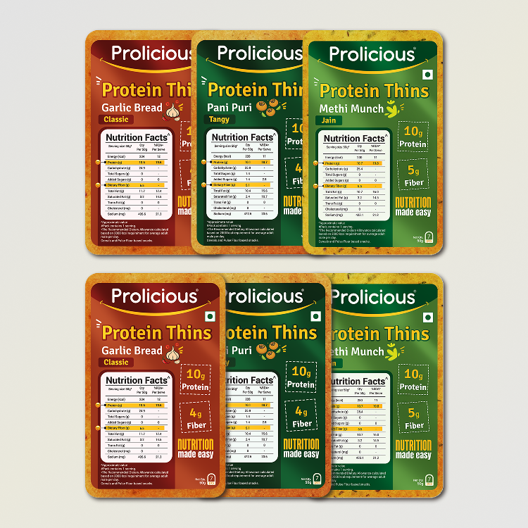 Protein Thins Combo | 10g Natural Protein | Pack of 6