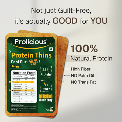 Protein Thins Combo | 10g Natural Protein | Pack of 6
