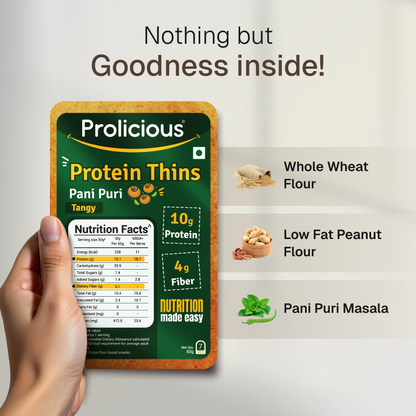 Protein Thins Combo | 10g Natural Protein | Pack of 6