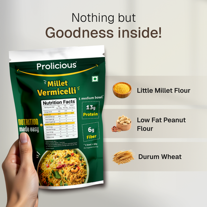 Millet Vermicelli | 13g Natural Protein