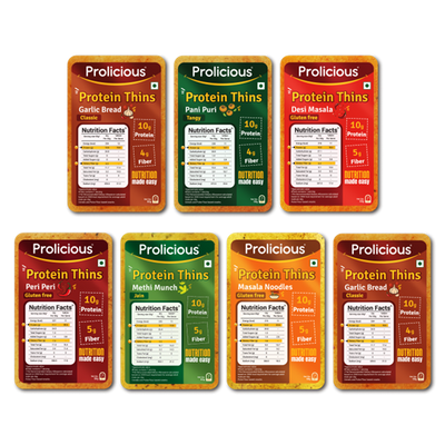 Assorted Protein Thins Combo | Pack of 7