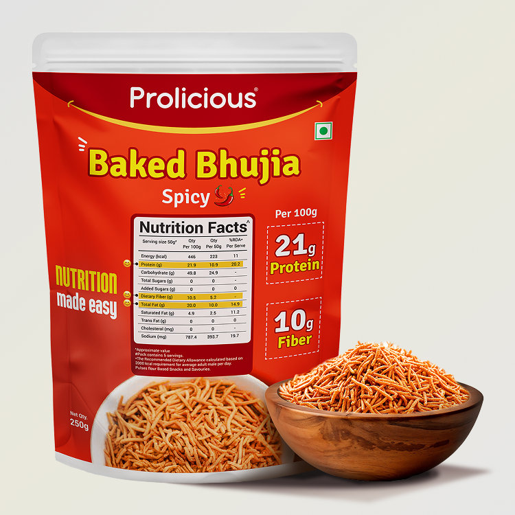 Baked Bhujia | 10g Natural Protein | Gluten Free