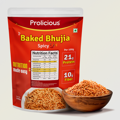 Baked Bhujia | 10g Natural Protein | Gluten Free