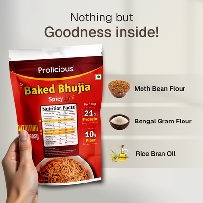 Baked Bhujia | 10g Natural Protein | Gluten Free