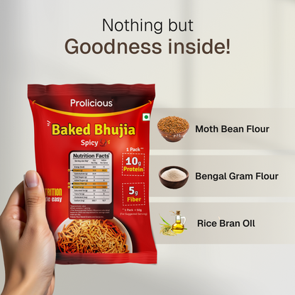 Baked Bhujia | 10g Natural Protein | Gluten Free