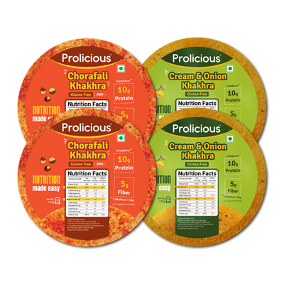 Gluten Free Khakhra Combo | Pack of 4