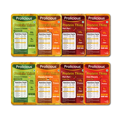 Ultimate Gluten Free Protein Thins Combo | Pack of 8