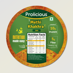 Methi Khakhra | 10g Natural Protein | Jain