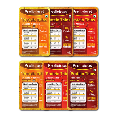 Gluten Free Protein Thins Combo | Pack of 6