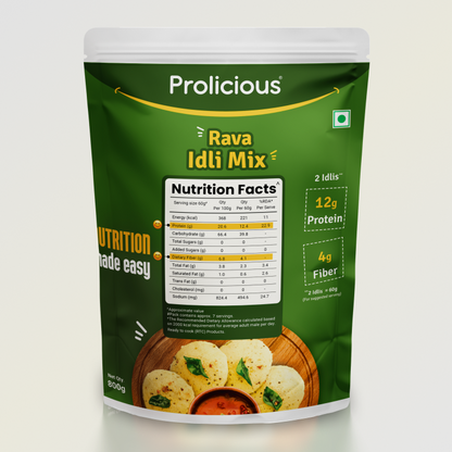 Rava Idli Mix | 12g Natural Protein
