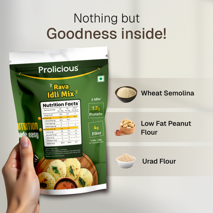 Rava Idli Mix | 12g Natural Protein