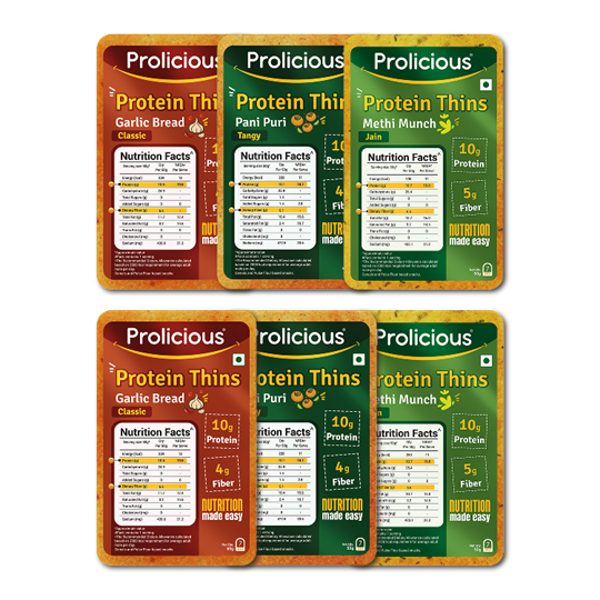 Protein Thins Combo | Pack of 6